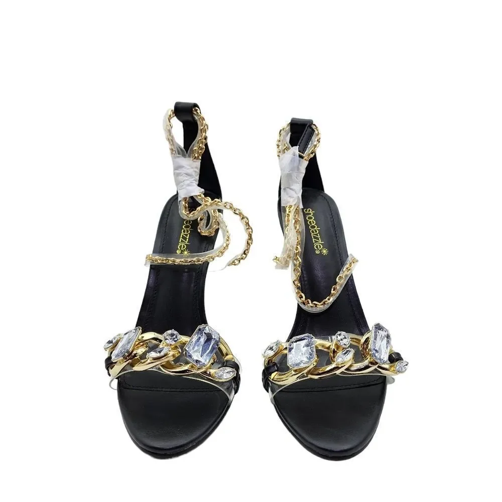 Shoe Dazzle Women's Indigo Heeled Sandal - 9.5 - Picture 4 of 9